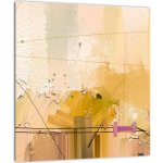Skleněný obraz - Abstrakce, olejomalba, jednodílný 30x30 cm na skle