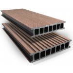 Deceuninck Terasové prkno Twinson Terrace 28 x 140 x 4000 mm lískový ořech 1 ks – Hledejceny.cz