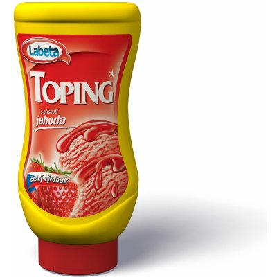 Labeta Toping s příchutí jahoda 200 g – Zboží Dáma