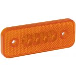 Boční obrysové světlo LED, oranžový obdélník, 24V, ECE | Zboží Auto
