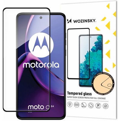 Wozinsky Full Glue tvrzené sklo pro Motorola Moto G84 černé 5907769321757 – Zboží Živě
