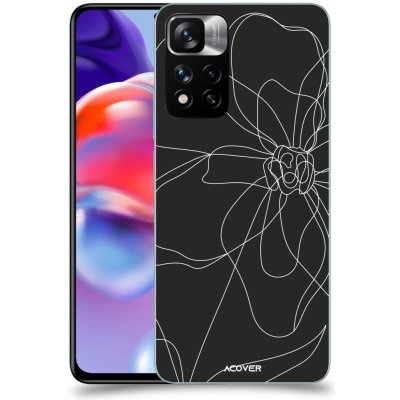 Pouzdro ACOVER Xiaomi Redmi Note 11 Pro+ 5G s motivem Line Flower I – Zboží Mobilmania