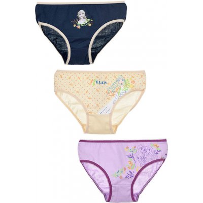 Sun City dívčí kalhotky Frozen Ledové království II sada 3ks BIO bavlna – Zboží Dáma