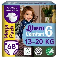 Libero Comfort 6 Mega Pack 13 – 20 kg 68 ks