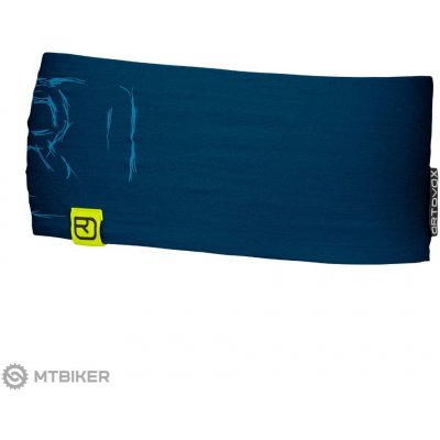 Ortovox 120 Tec Logo headband Petrol blue