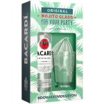 Bacardi Carta Blanca 37,5% 0,7 l (dárkové balení 1 sklenice) – Hledejceny.cz