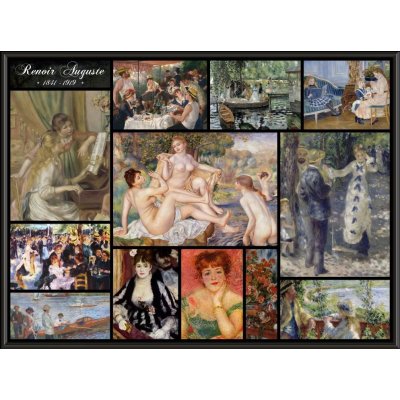 Grafika Auguste Renoir: Koláž 2000 dílků