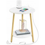 Vasagle Luretta 40 cm bílý/zlatý – Hledejceny.cz