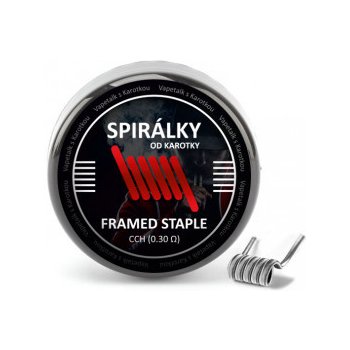 Spirálky od Karotky CCH Framed Staple 0,3ohm 10ks