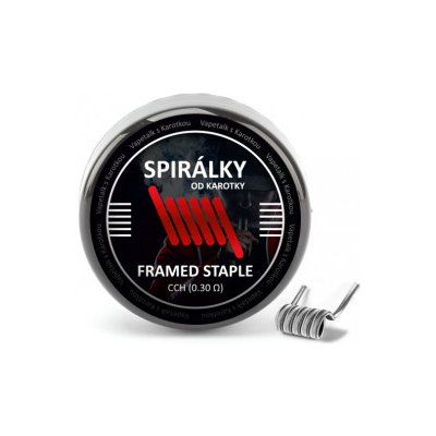 Spirálky od Karotky CCH Framed Staple 0,3ohm 10ks – Zboží Mobilmania