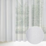 Záclona - bílý režný vzor s olůvkem ZAC-030 výška 300 cm Pouze metráž – Hledejceny.cz