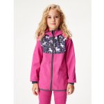 Unuo softshellová bunda tmavě růžová jednorožci – Zboží Dáma