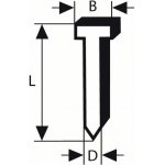 Bosch Hřebík se zápustnou hlavou SK64 55G 2608200506 – Zboží Mobilmania