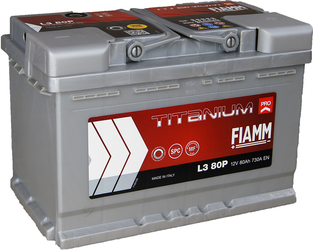 Fiamm Titanium PRO 12V 80Ah 730A L3 80P