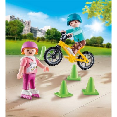 Playmobil 70061 Děti s bruslemi a BMX – Zbozi.Blesk.cz