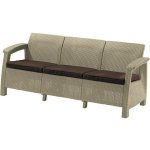 Keter Corfu Love Seat Max hnědá – Zbozi.Blesk.cz