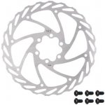 Force Kotouč brzdový Force-4 180 mm, 6 děr, stříbrný – Zboží Dáma