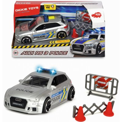 Dickie Audi RS3 policie česká verze – Zboží Mobilmania