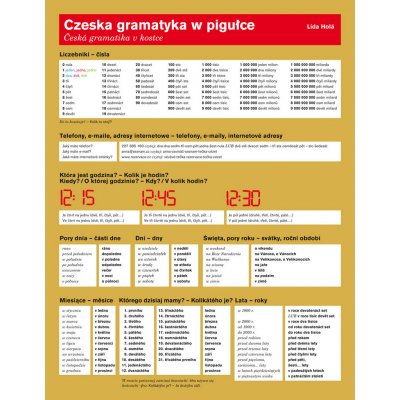 Česká gramatika v kostce - polská verze - Holá Lída