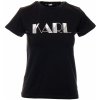 Dámská Trička Karl Lagerfeld Studio 54 Logo černé