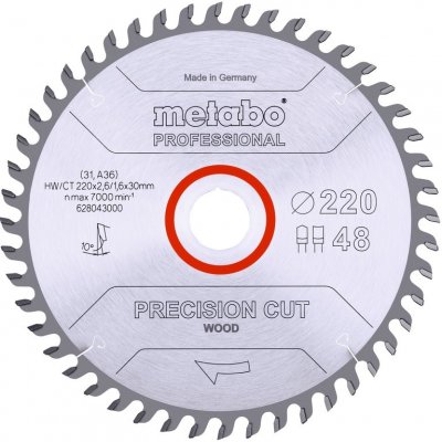 METABO Precision cut pilový kotouč 220 x 30 mm, 48 z – Zboží Mobilmania