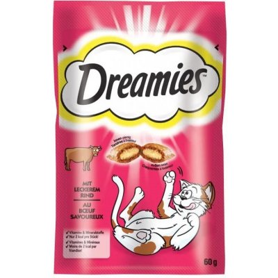 Dreamies pamlsky hovězí pro kočky 6 x 60 g