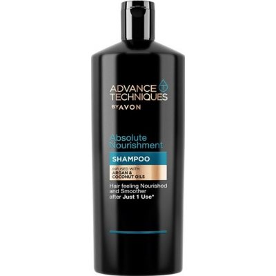 Avon Advance Techniques Vyživující Shampoo s arganovým a kokosovým olejem 400 ml – Zboží Mobilmania