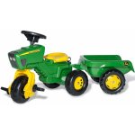 Rolly Toys Šlapací tříkoka John Deere Trac přívěs + zvuk – Zboží Dáma