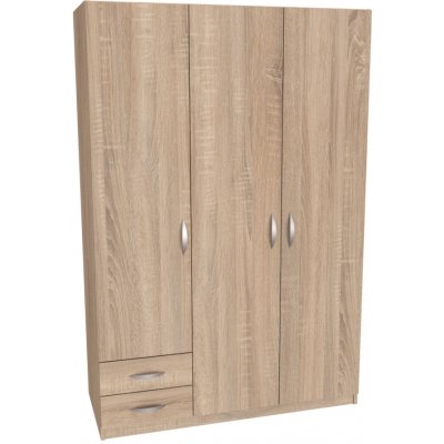 Nábytek Mikulík UNI XL Dub natur / dub sonoma 120 cm – Sleviste.cz