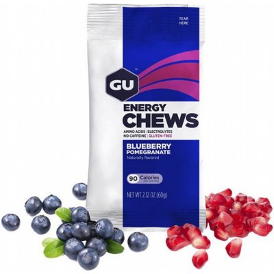 GU Energy Chews Blueberry Pomegranate 60 g – Zboží Dáma