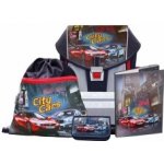 Emipo aktovkový ONE CITY CARS 4-dílný set – Zboží Mobilmania