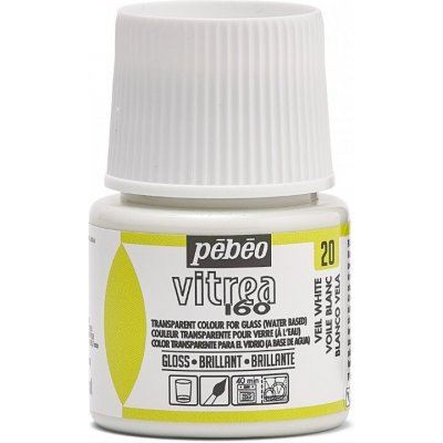 Pébéo Vitrea 160 Barva na sklo Veil White 45 ml 1 ks – Hledejceny.cz