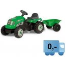 Smoby Šlapací traktor GM Bull s vlekem zelený