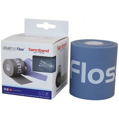 Sanctband Flossband kompresní guma modrá 7,5 cm x 2 m