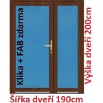 Soft Dvoukřídlé 3/3 sklo bílá 200 x 190 cm – Hledejceny.cz