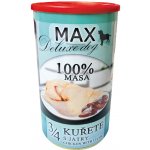Max Deluxe Adult 3/4 kuřete s játry 1200 g – Sleviste.cz