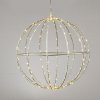 Vánoční osvětlení ACA Lighting D20 CM stříbrná koule 96 LED WW 220-240V IP44 3m transparentní napájecí kabel X069614226