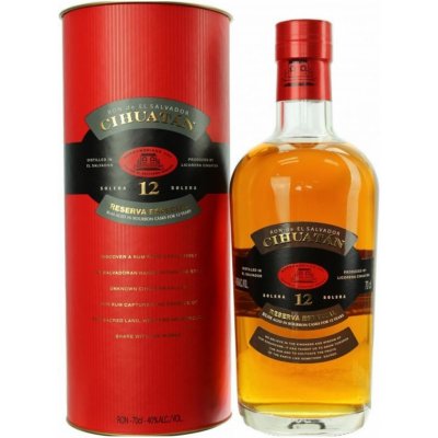Rum Cihuatan Solera 12y 40% 0,7 l (holá láhev) – Zboží Mobilmania