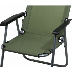 Zahradní židle a křeslo Cattara Židle kempingová skládací LYON tmavě zelená
