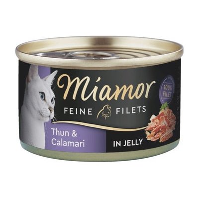 Miamor Feline Filets s tuňákem a kalamáry v omáčce 100 g