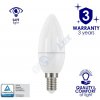 Žárovka Kanlux LED žárovka iQ-LED Candle C37 5,5W, 490lm, E14, studená bílá