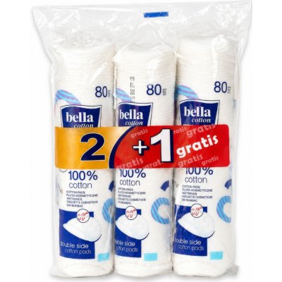Bella odličovací tampóny kulaté 3 x 80 ks – Zboží Dáma