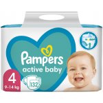 Pampers Active Baby 4 132 ks – Sleviste.cz