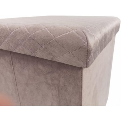 DOMOLETTI Pouf Mateo, růžový, 38 cm x 38 cm x 38 cm – Sleviste.cz