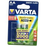 Varta Power AA 2600 mAh 2ks 5716101402 – Zboží Živě