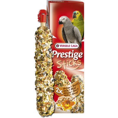 Versele-Laga Prestige Sticks tyčinky ořechové medové pro velké papoušky 140 g – Zbozi.Blesk.cz