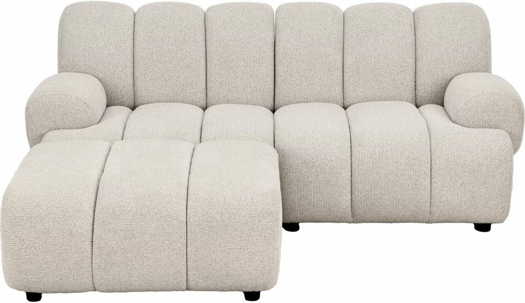 House Nordic Rohová pohovka Taza 2,5 sedák 190 cm levá písková
