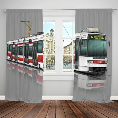 IMPAR Závěsy Tramvaj RT6 (Rozměr : 140x250, Materiál: Blackout) – Hledejceny.cz