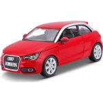 Bburago Audi A1 červená 1:24 – Zboží Mobilmania