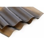 Palram Vlnitá polykarbonátová deska Exlusive 1,045 x 2 m 2,8 mm bronz – Hledejceny.cz